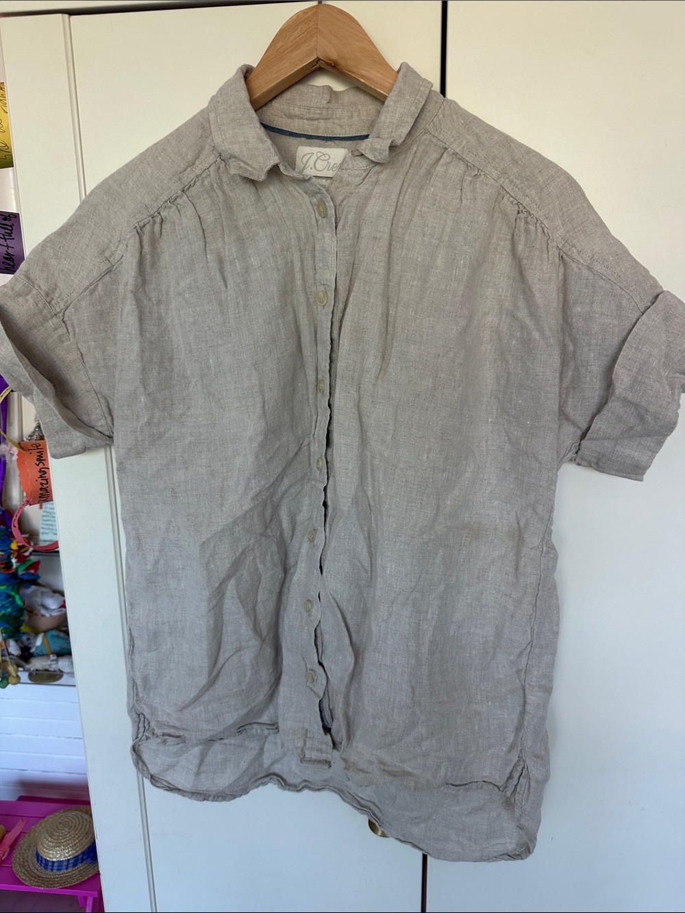 J. Crew Baird McNutt Irish linen work shirt